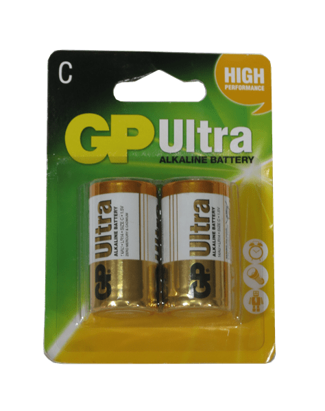 bateria alkalina GP 2 tipo C
