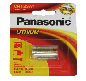 bateria panasonic lithium CR123A