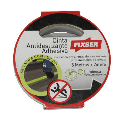 cinta antideslizante adhesiva luminosa FIXSER